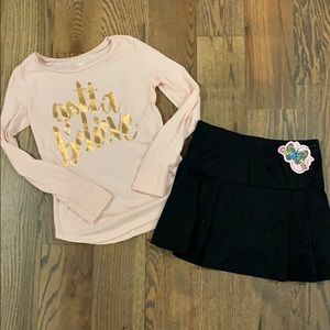 Skirt (NWT) and T-Shirt Combo